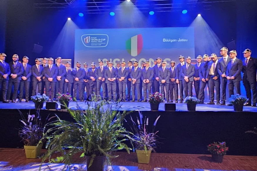 L’équipe de rugby d’Italie pose ses valises à Bourgoin-Jallieu